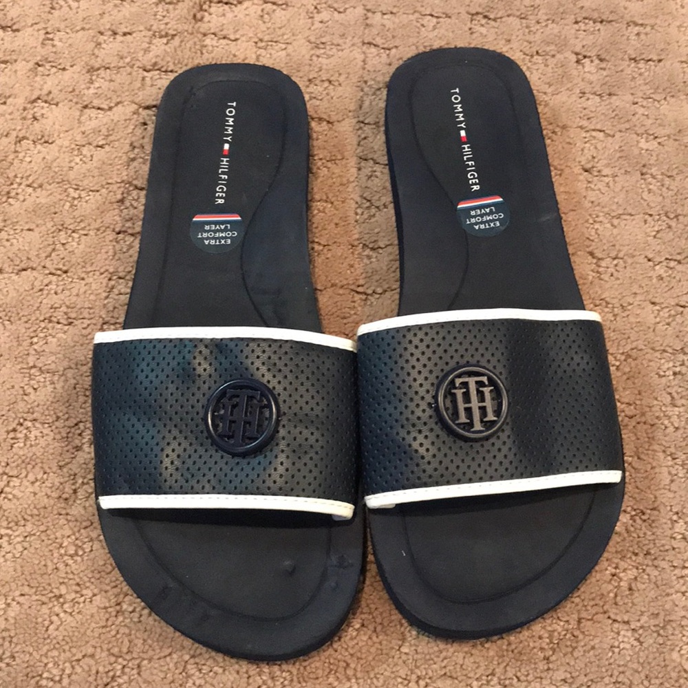 Tommy Hilfiger slip on sandals